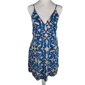 Pataloha Patagonia faux wrap mini dress tropical Hawaiian M floral vacation